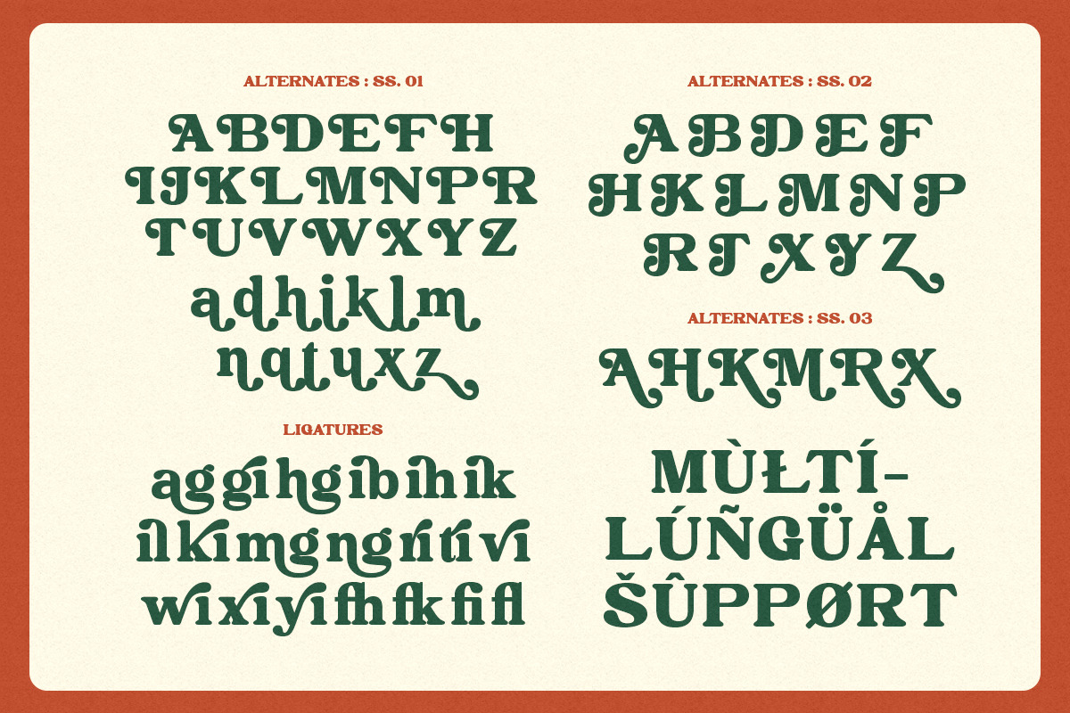 Millage - Bold Retro Serif Font, a Serif Font by Shakira Studio (Photo 9 of 10)