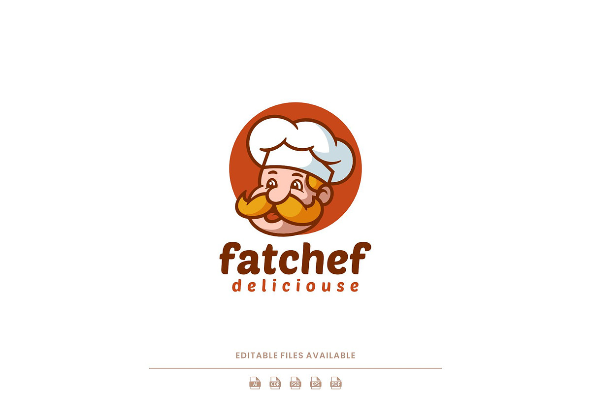 Chef Mascot Logo Design, a Branding & Logo Template by Artnivora.Std (Photo 1 of 4)