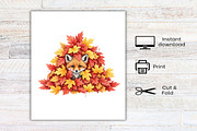 Watercolor Autumn Animals Clipart, a Seasonal Illustration by Canvas Craft (Thumbnail 9 of 9)