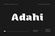 Adahi, a Sans Serif Font by productype1 (Thumbnail 1 of 15)