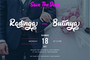 Sutiya, a Script Font by twinstd (Thumbnail 8 of 11)
