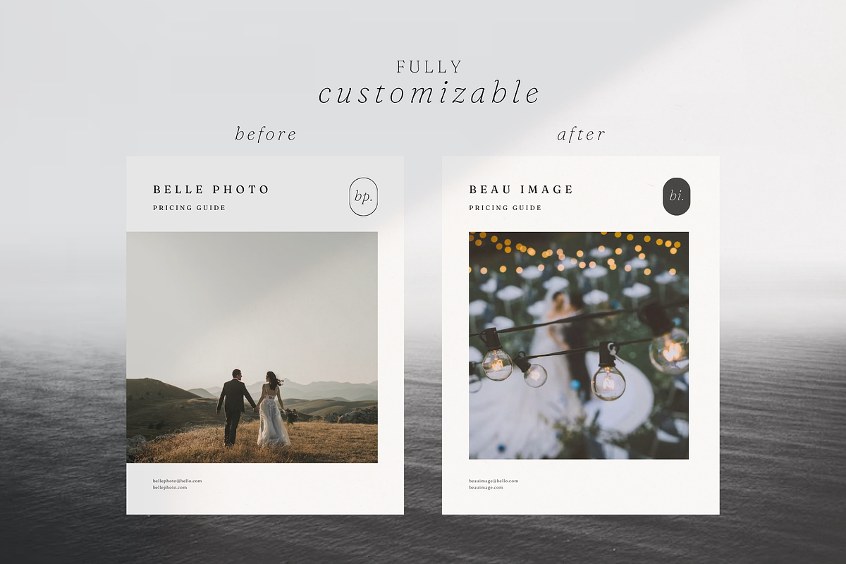 Photography Simple Price Guide Canva, a Marketing Template by frommakertomaker (Photo 4 of 6)