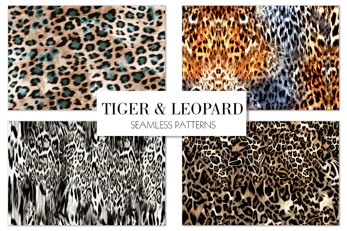 Tiger and Leopard, a Pattern Graphic by Luiz da Rolt Grathwohl (Photo 5 of 10)