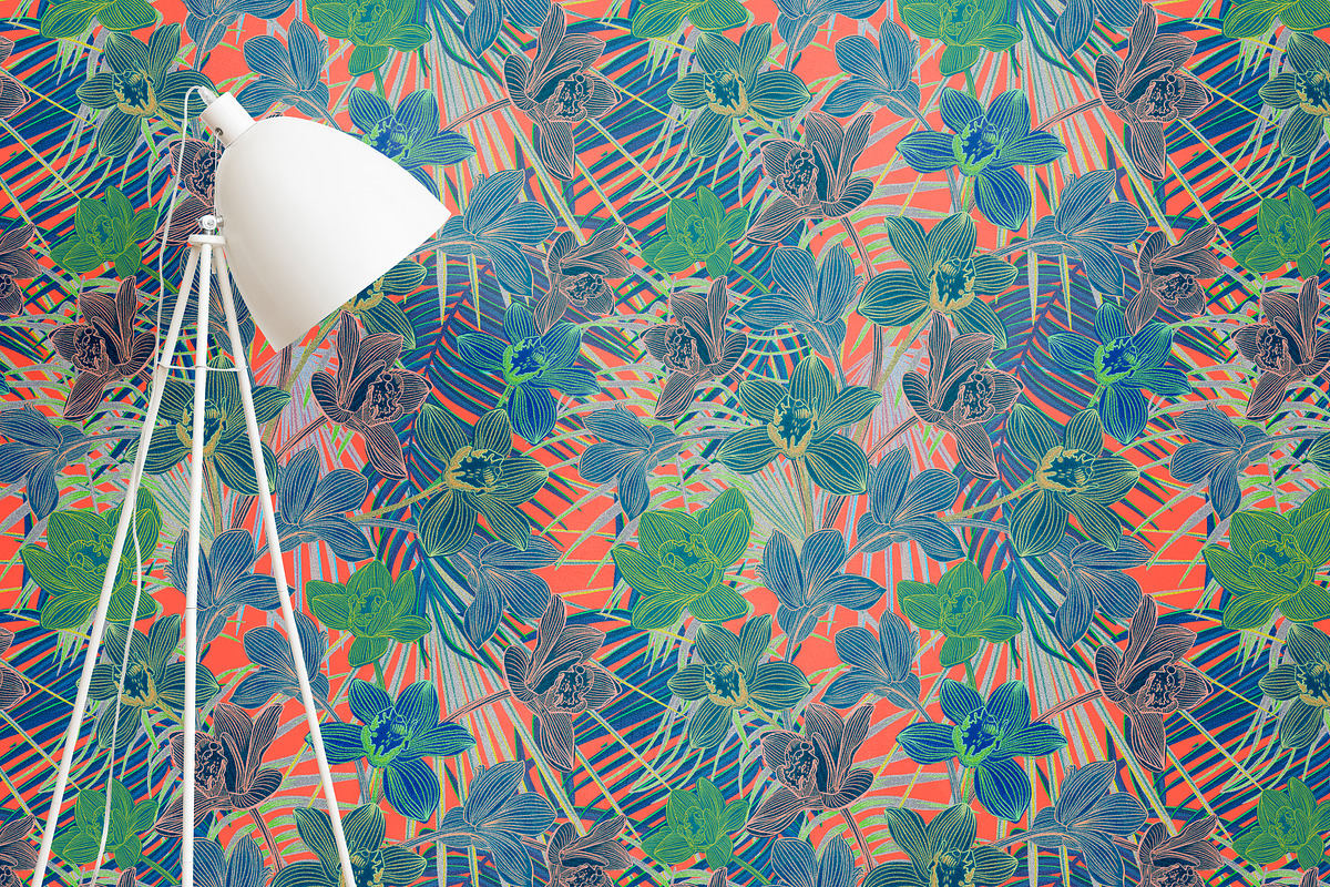 NEON ORCHID seamless patterns, a Pattern Graphic by ANAKOTO (Photo 13 of 18)