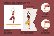 Yoga Time Illustrations set, a Person Illustration by Frizenasya (Thumbnail 5 of 14)