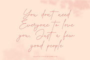 Juliette Style - Monoline Font, a Sans Serif Font by HIRO.std (Thumbnail 7 of 11)