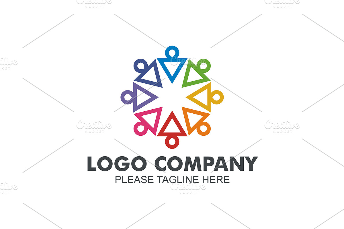 20 Logo Teamwork Templates Bundle, a Branding & Logo Template by Friendesigns (Photo 2 of 21)