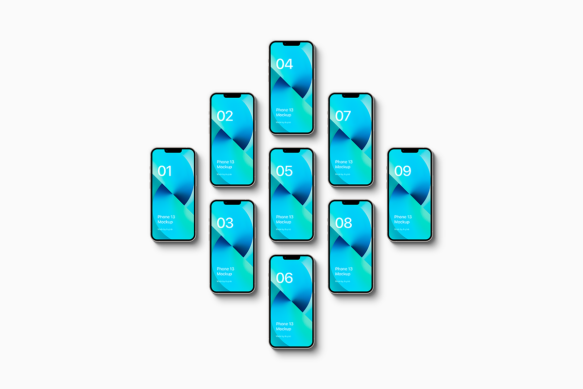 Phone 13 - 20 Mockups Scenes, an iPhone Mockup by Asylab (Photo 13 of 38)