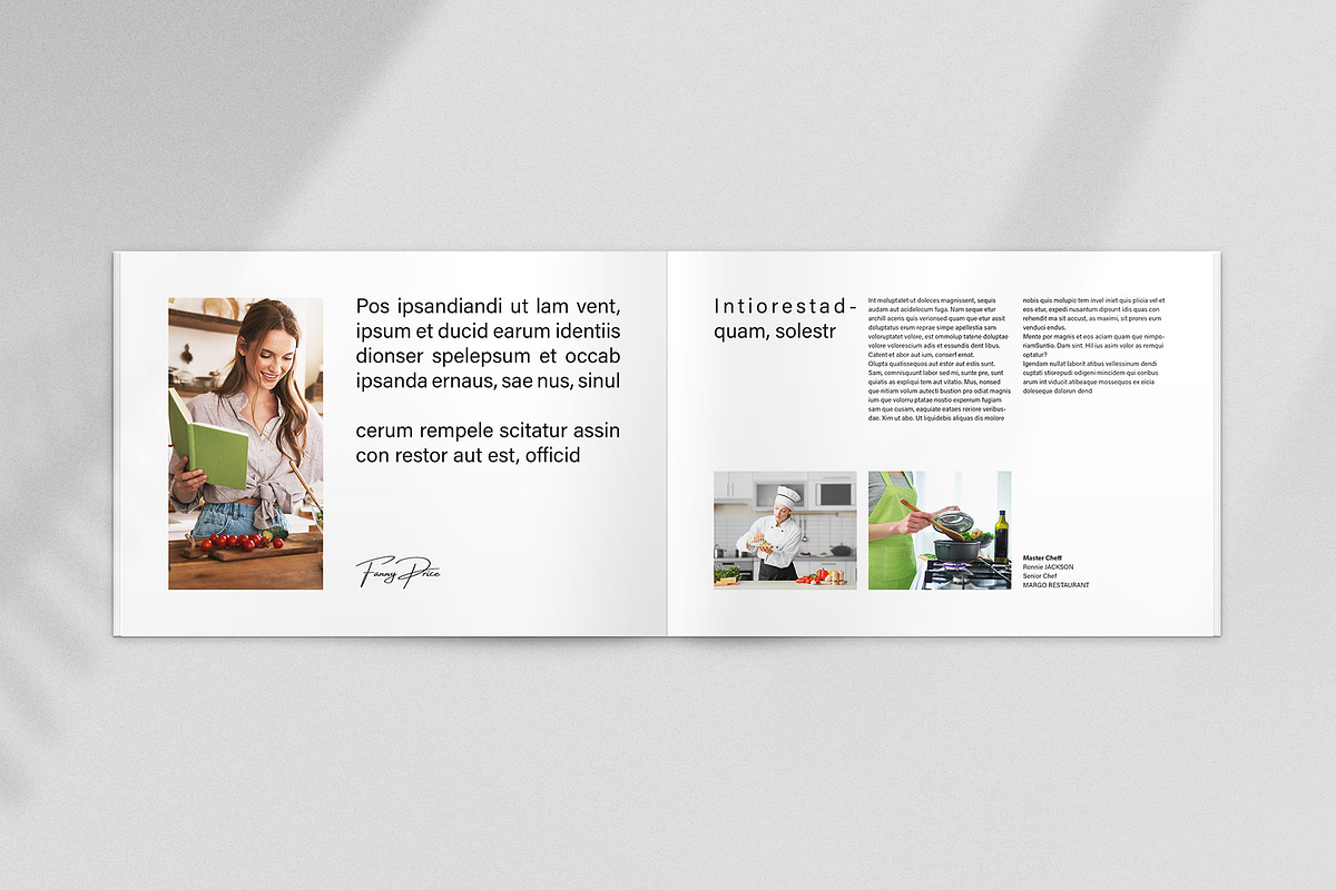 Cookbook Recipe Book Template, a Brochure Template by ArtisanaAura (Photo 6 of 10)
