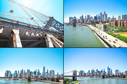 New York Bridges /25 pics, a Background Graphic by tydla (Thumbnail 3 of 9)