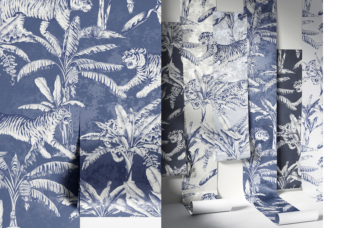 Paper Wallpaper Mockup Bundle, a Merchandise Mockup by creatsy5 (Photo 19 of 21)