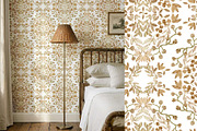 Cottagecore Beige Wallpaper, a Wallpaper Graphic by Webvilla Studio (Thumbnail 6 of 6)