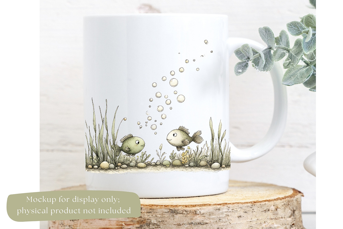 Fishing Watercolor Baby Shower, a Decorative Illustration by Nicole Branger Art (Photo 15 of 21)