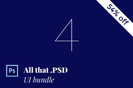 All that .PSD 54% off