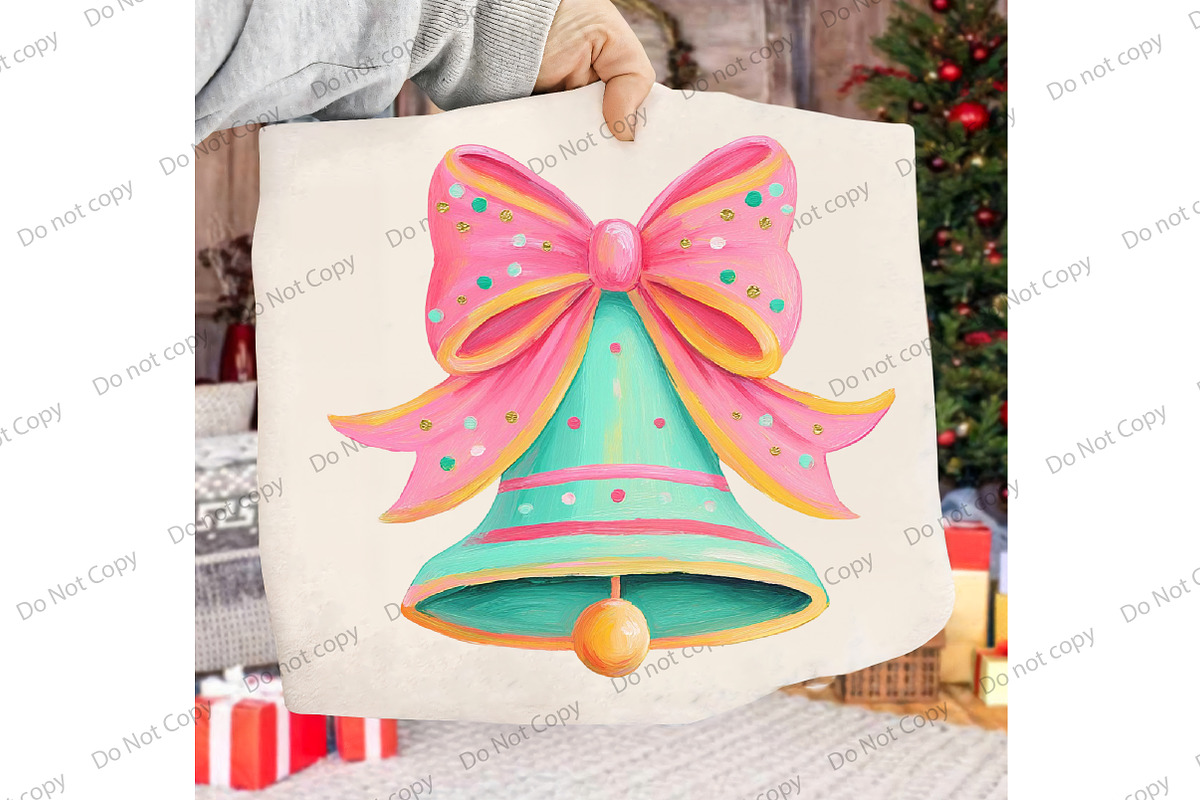 Coquette Christmas Bell Png, an Illustration by Libby Wishes (Photo 8 of 8)