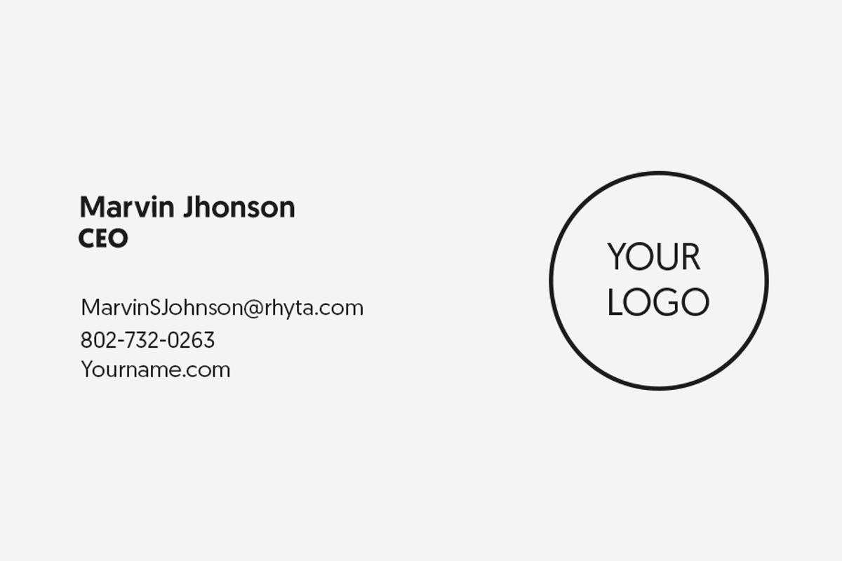 Simplistic Businesscard Template, a Marketing Template by Sphere