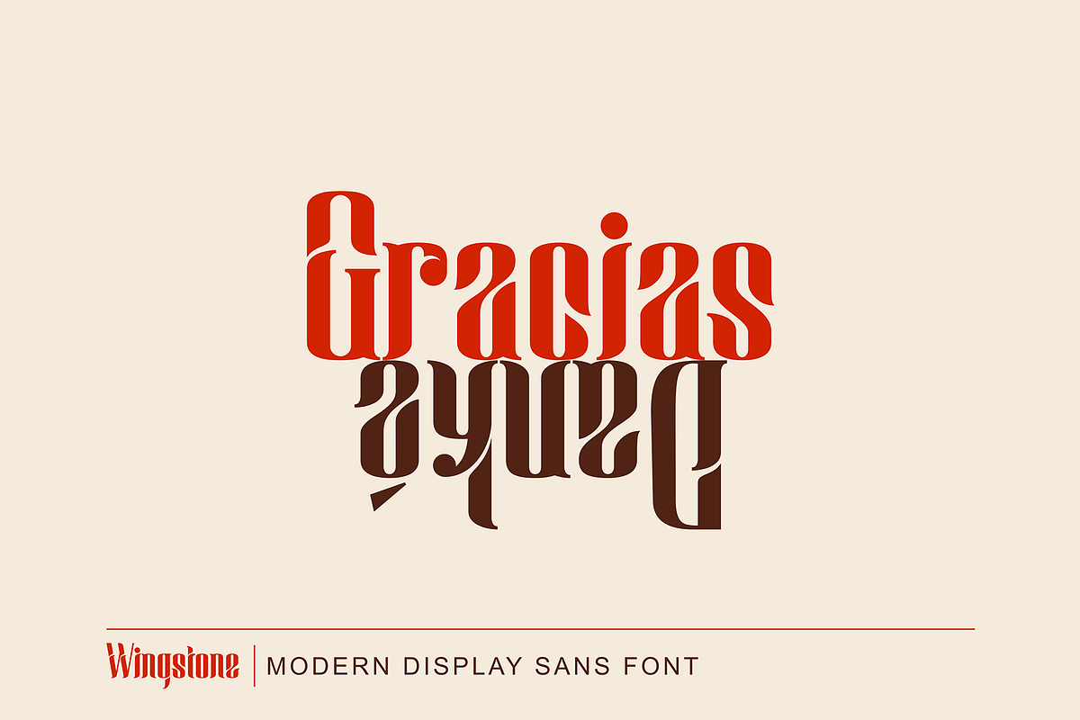 Wingstone, a Sans Serif Font by Omotu Studio (Photo 12 of 12)