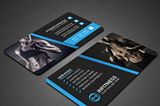 Fitness Business Card, a Business Card Template by Creative_Arts (Thumbnail 3 of 4)