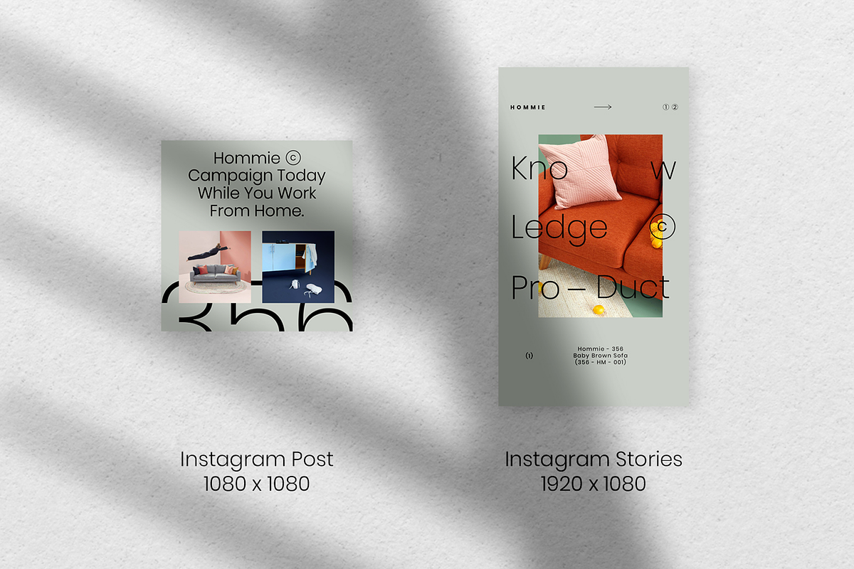 Minimal Home Decor Instagram Kit, a Social Media Template by Creative Zeune (Photo 2 of 4)