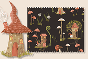 Gnomes Whimsy Pattern, a Pattern Graphic by Lady Bruniere Design (Thumbnail 5 of 8)