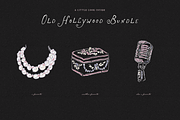 Old Hollywood Clipart, Vintage Set, an Object Illustration by The October Creative (Thumbnail 4 of 15)