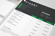 INVOICE, a Stationery Template by Graphicalark (Thumbnail 1 of 4)