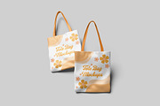 tote bag mockup, a Packaging Mockup by seramoe (Thumbnail 2 of 5)