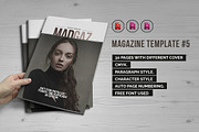 Indesign Magazine Template #5, a Magazine Template by spidergraph (Thumbnail 1 of 8)