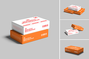 High Quality Box Mockup, a Packaging Mockup by AndikaGraphic