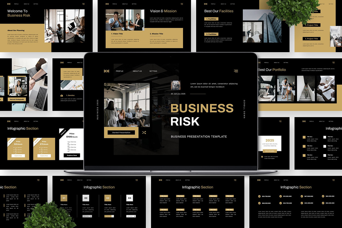 Business Risk - Business Powerpoint, a Presentation Template by Deepslide Studio (Photo 6 of 6)