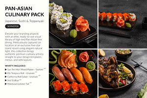 Pan-Asian Culinary Pack - 50 Photos