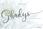 Ghadys - Classic Handwritten, a Script Font by erlosDESIGN (Thumbnail 1 of 12)
