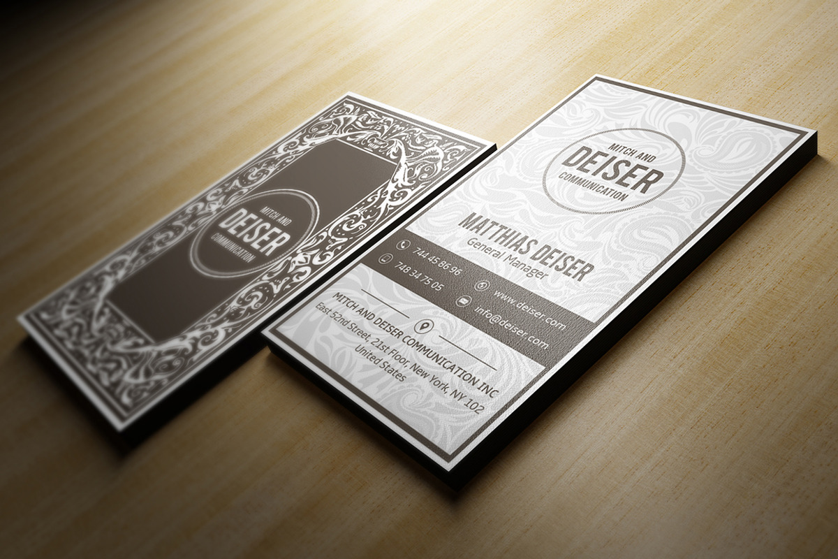 Elegant Business Card, a Business Card Template by Marvel (Photo 1 of 3)