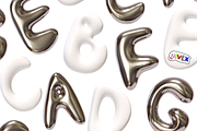 NIVEX V2. 3D OTF SVG Font Realistic., a Symbol Font by Luxfont (Thumbnail 2 of 13)