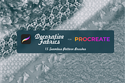 Decorative fabrics brushes Procreate, a Brush Add-On by Graphics Resources (Thumbnail 2 of 5)