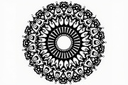 Decorative Mandala Vector Set, an Illustration by hafijul (Thumbnail 8 of 9)