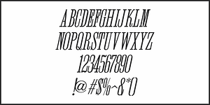 Wood Serif Poster JNL