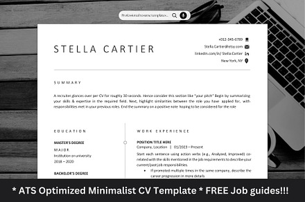 Professional CV Instant Download