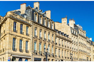Buildings in the historic centre of bordeaux france featuring architecture, an Architecture Photo by Leonid Andronov