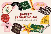 +73 Bakery Badges & Labels, an Object Graphic by The Journey Atelier (Thumbnail 1 of 15)
