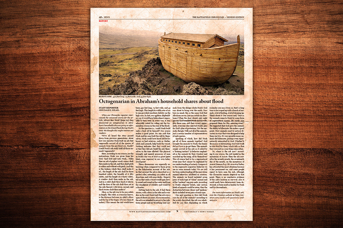 Newspaper Template for InDesign, a Magazine Template by Newspaper Templates (Photo 10 of 12)