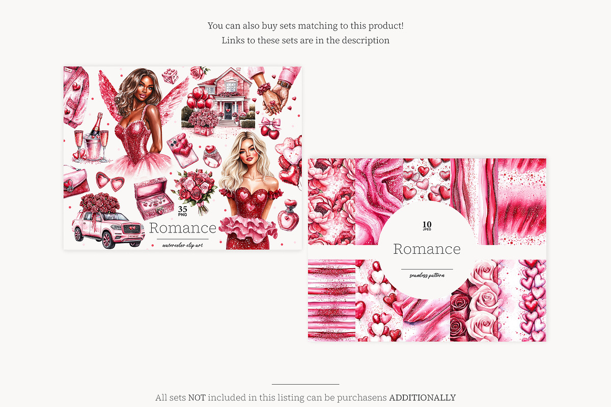 Valentine's Day Seamless Pattern, a Pattern Graphic by GlamArtZhanna (Photo 2 of 4)