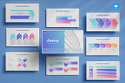 Arrow Infographic Keynote, a Presentation Template by Pixslides (Thumbnail 1 of 8)