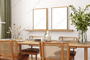 Frame Mockup Interior, PSD JPG PNG, a Poster Template by Mockup Shop (Thumbnail 2 of 2)