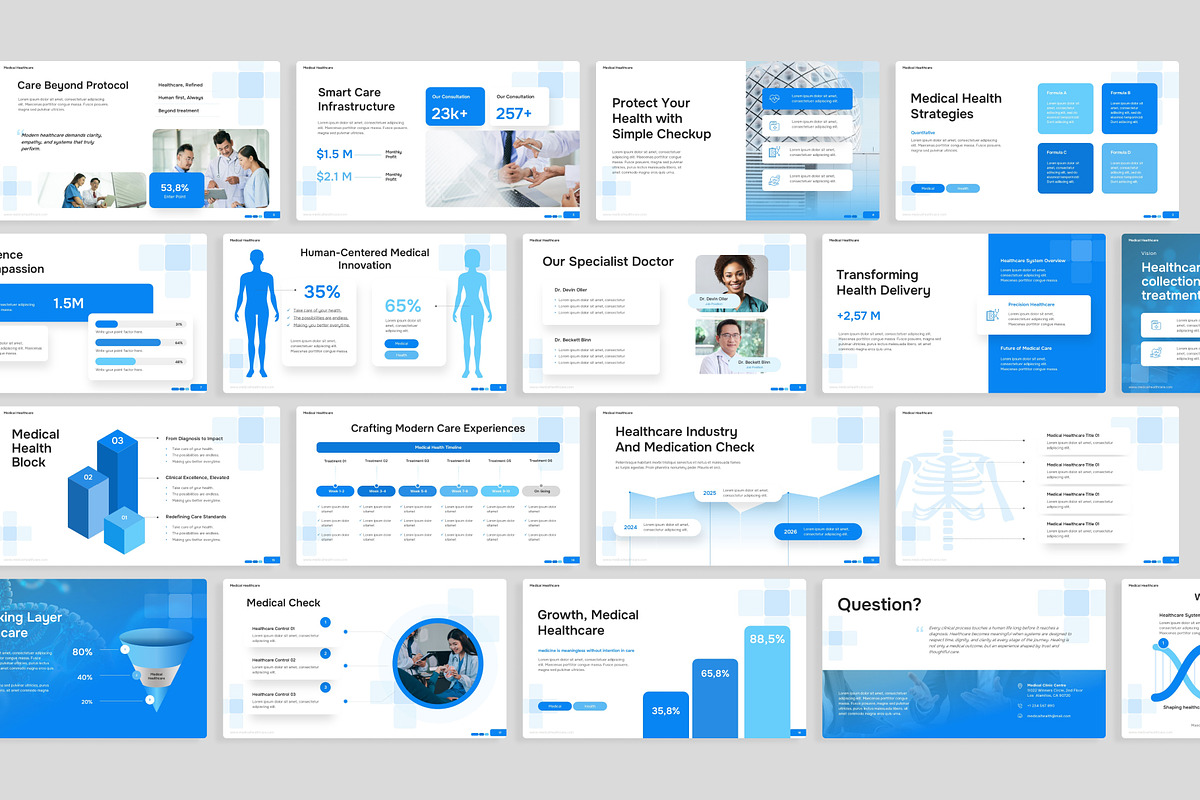Medical Healthcare PPT Template, a Presentation Template by Premast (Photo 3 of 3)