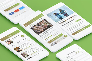 Janna Charity Mobile UI Kit