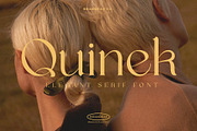 Quinek Elegant Serif, a Serif Font by Brandear Design (Thumbnail 1 of 16)