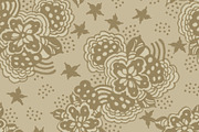 Hand Drawn Floral in Beige, a Pattern Graphic by Sharon Schwalbe (Thumbnail 5 of 5)