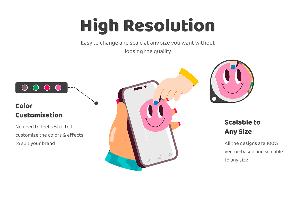 Animated Smartphone Stickers, an Emoji Icon by Vectors Market (Photo 3 of 7)
