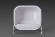 Big capsule chair sofa, a 3D by NojskaAksjon (Thumbnail 1 of 21)